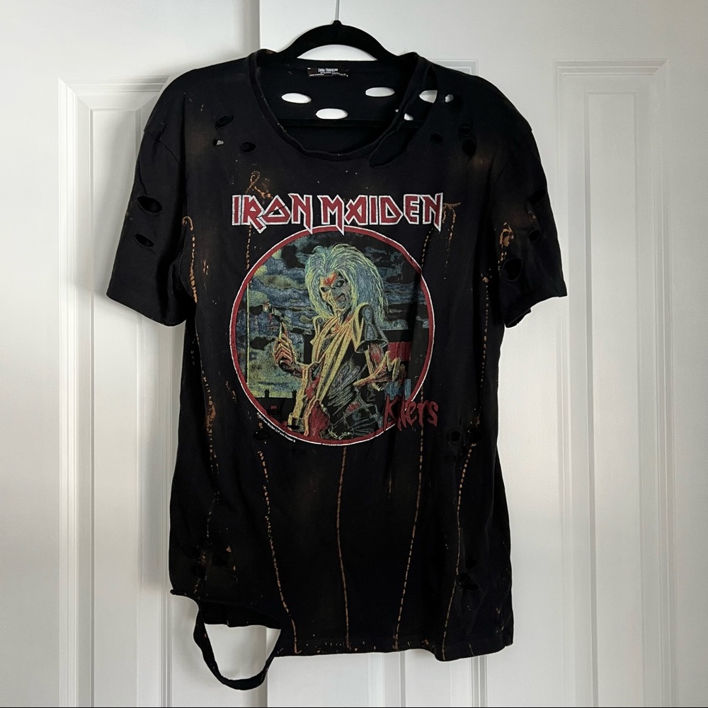 Size Small Zara Trafaluc Collection Iron Maiden T-shirt